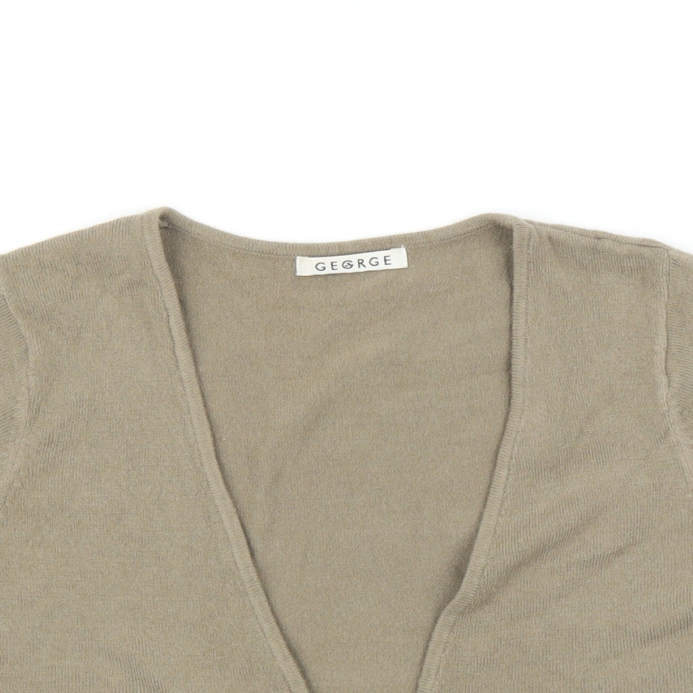 George Womens Green   Cardigan Jumper Size 12