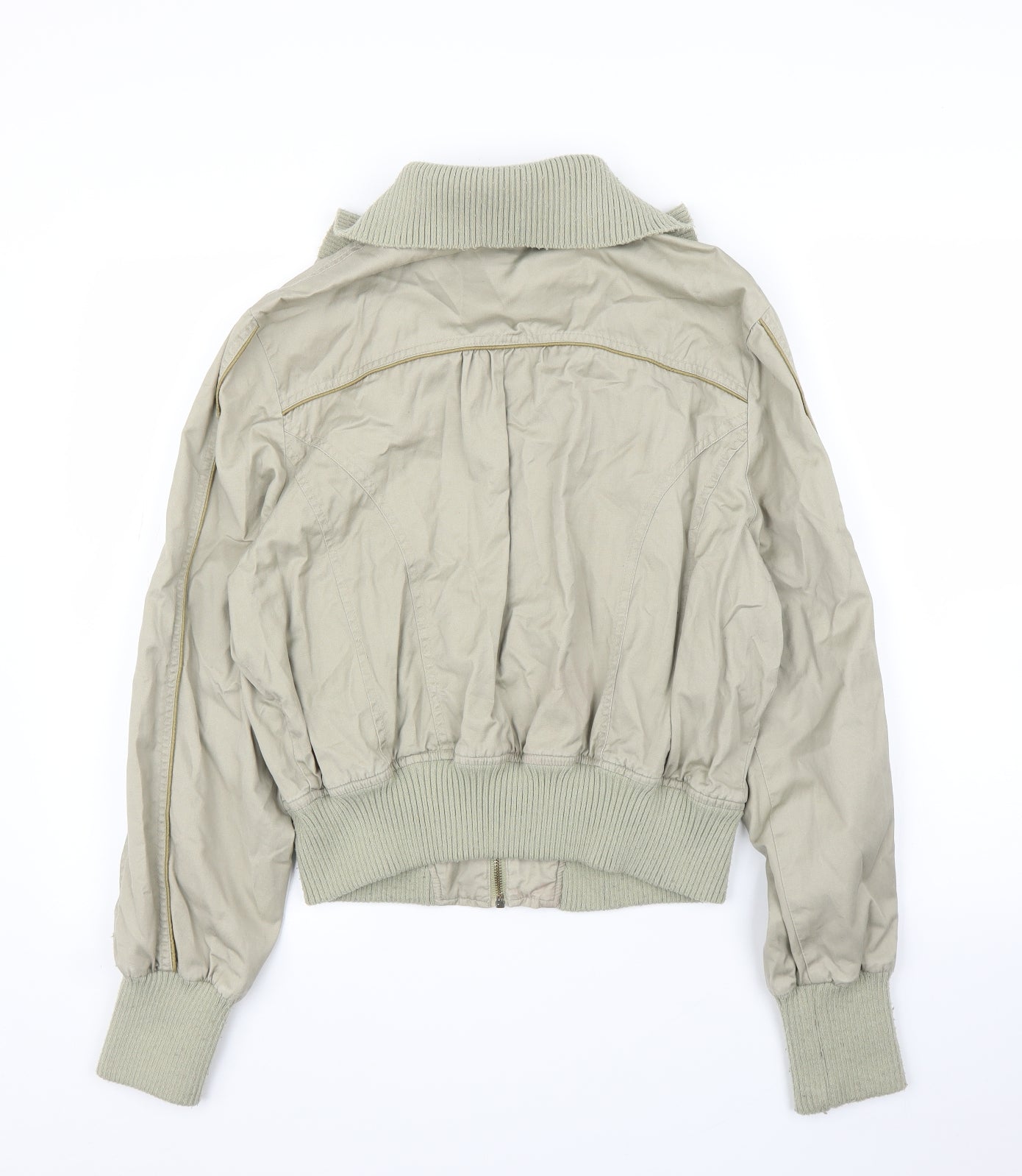 New Look Womens Green   Bomber Jacket Jacket Size 18