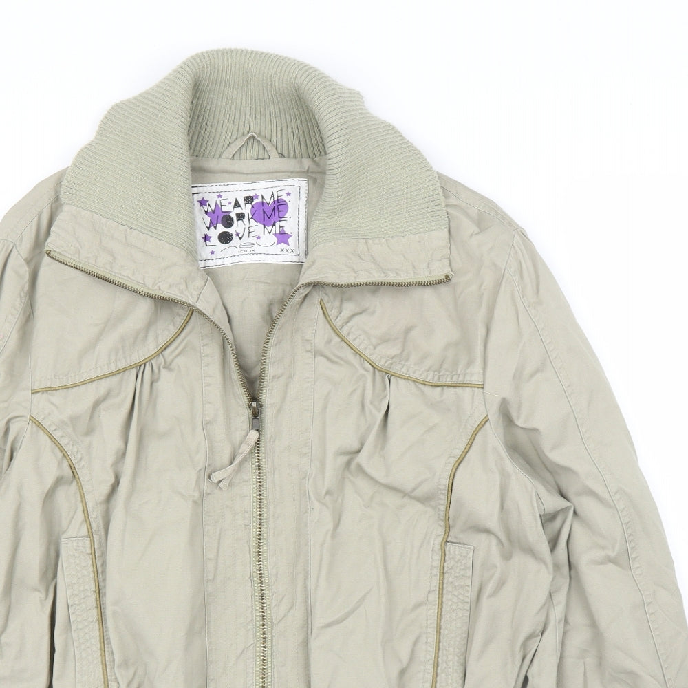 New Look Womens Green   Bomber Jacket Jacket Size 18