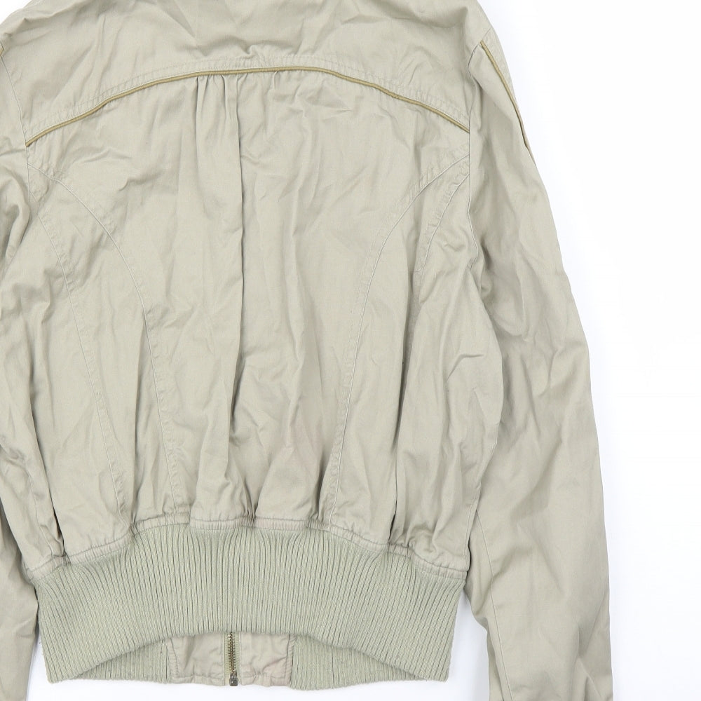 New Look Womens Green   Bomber Jacket Jacket Size 18