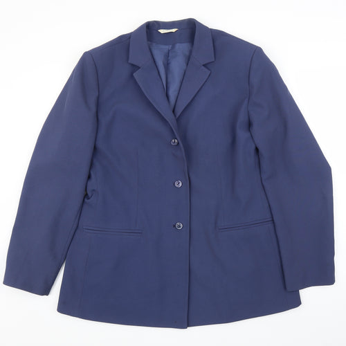 George Womens Blue   Jacket Suit Jacket Size 16