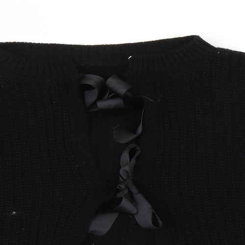 Missguided Womens Black   Cardigan Jumper Size S