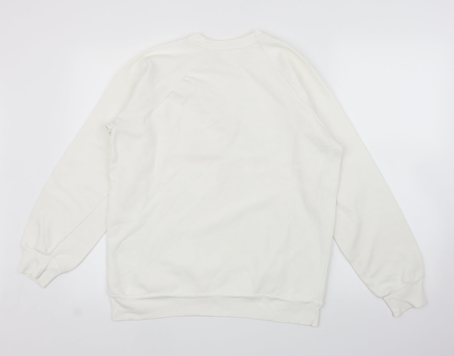 Preworn Mens White   Pullover Jumper Size L