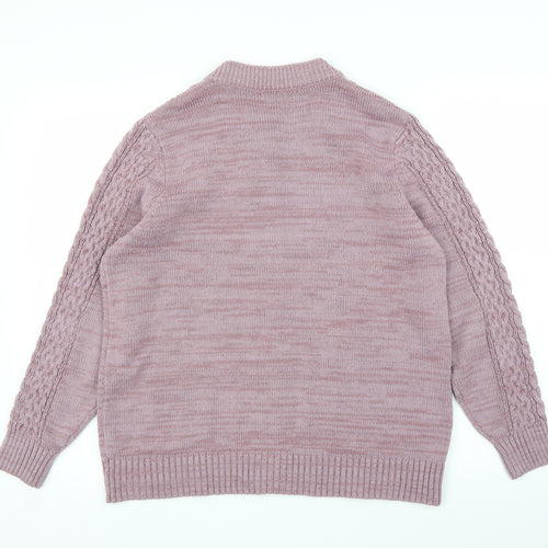 Preworn Womens Purple   Cardigan Jumper Size M