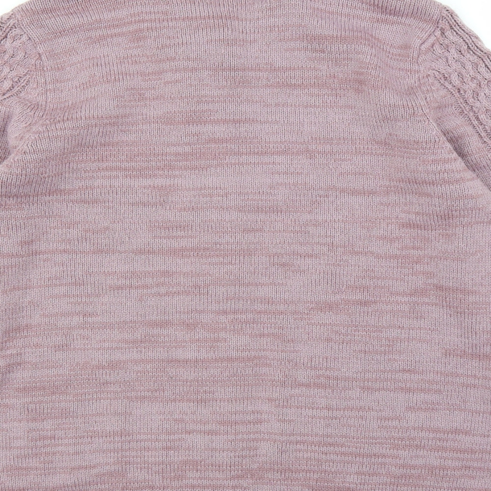Preworn Womens Purple   Cardigan Jumper Size M