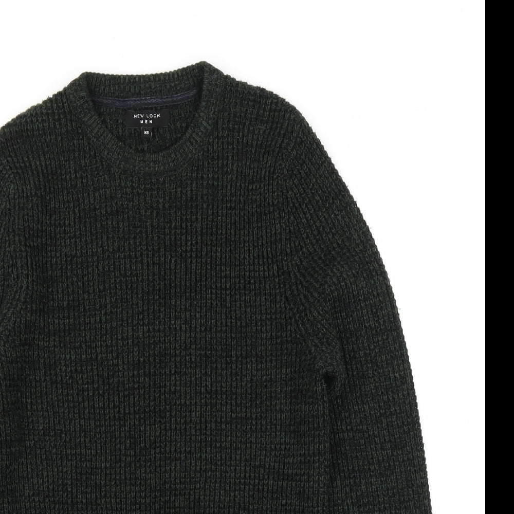 New Look Mens Green   Pullover Jumper Size XS