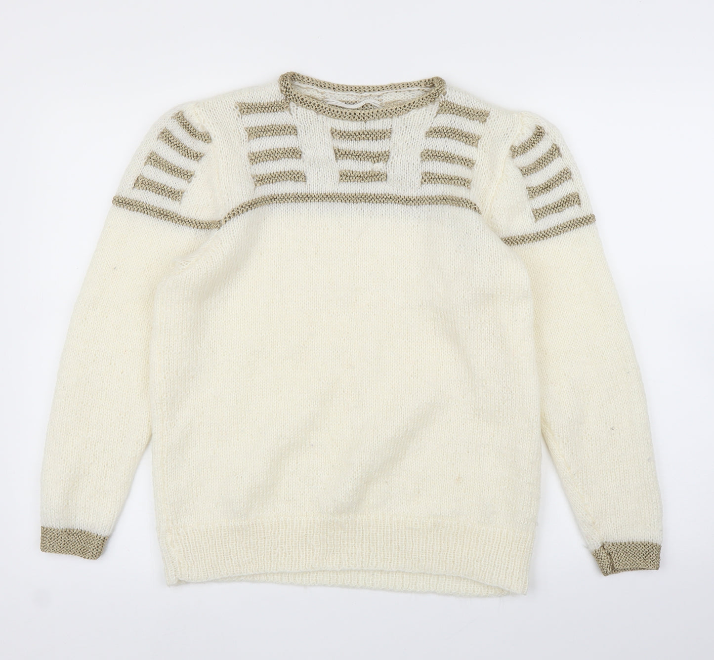 Preworn Womens Ivory   Pullover Jumper Size L