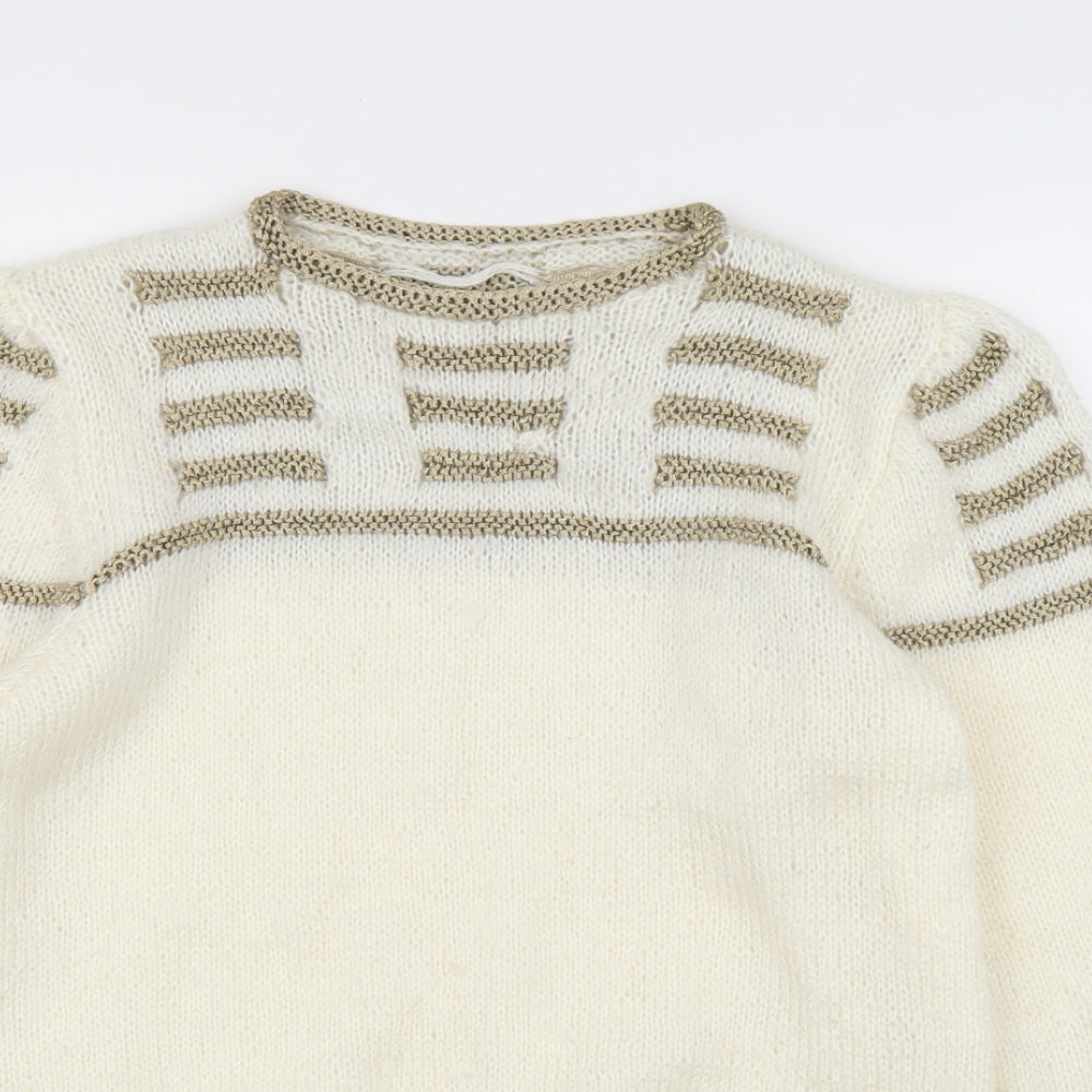 Preworn Womens Ivory   Pullover Jumper Size L