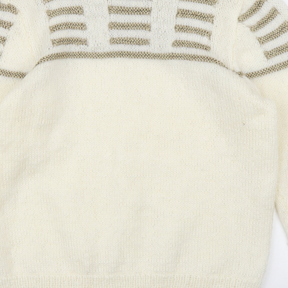 Preworn Womens Ivory   Pullover Jumper Size L