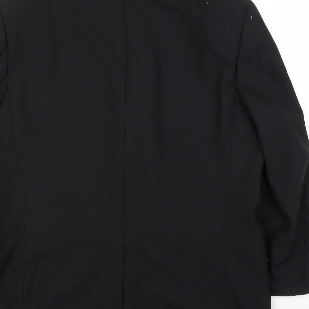 Ciro Citterio Mens Black   Jacket Suit Jacket Size 46