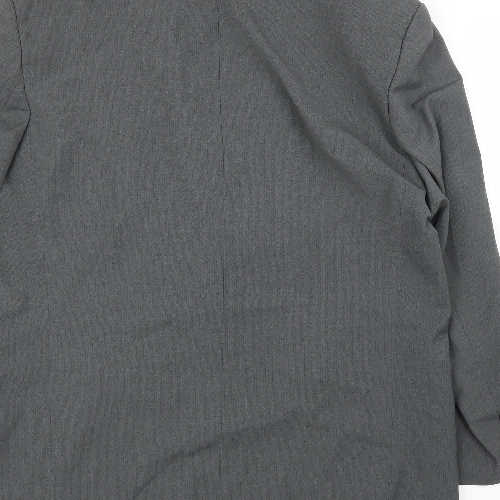 Benvenuto Mens Grey   Jacket Suit Jacket Size 48