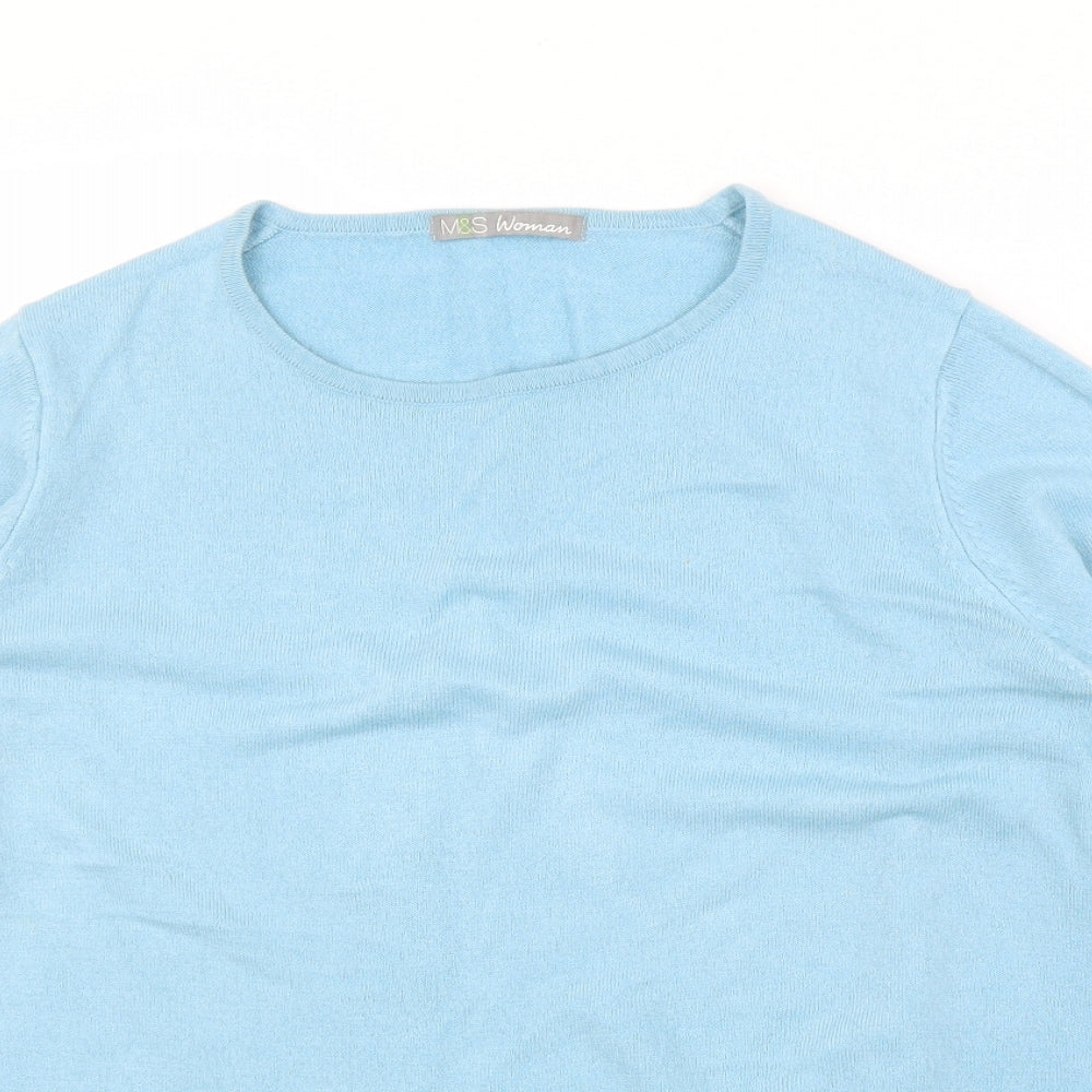 M&S Womens Blue   Pullover Jumper Size 20