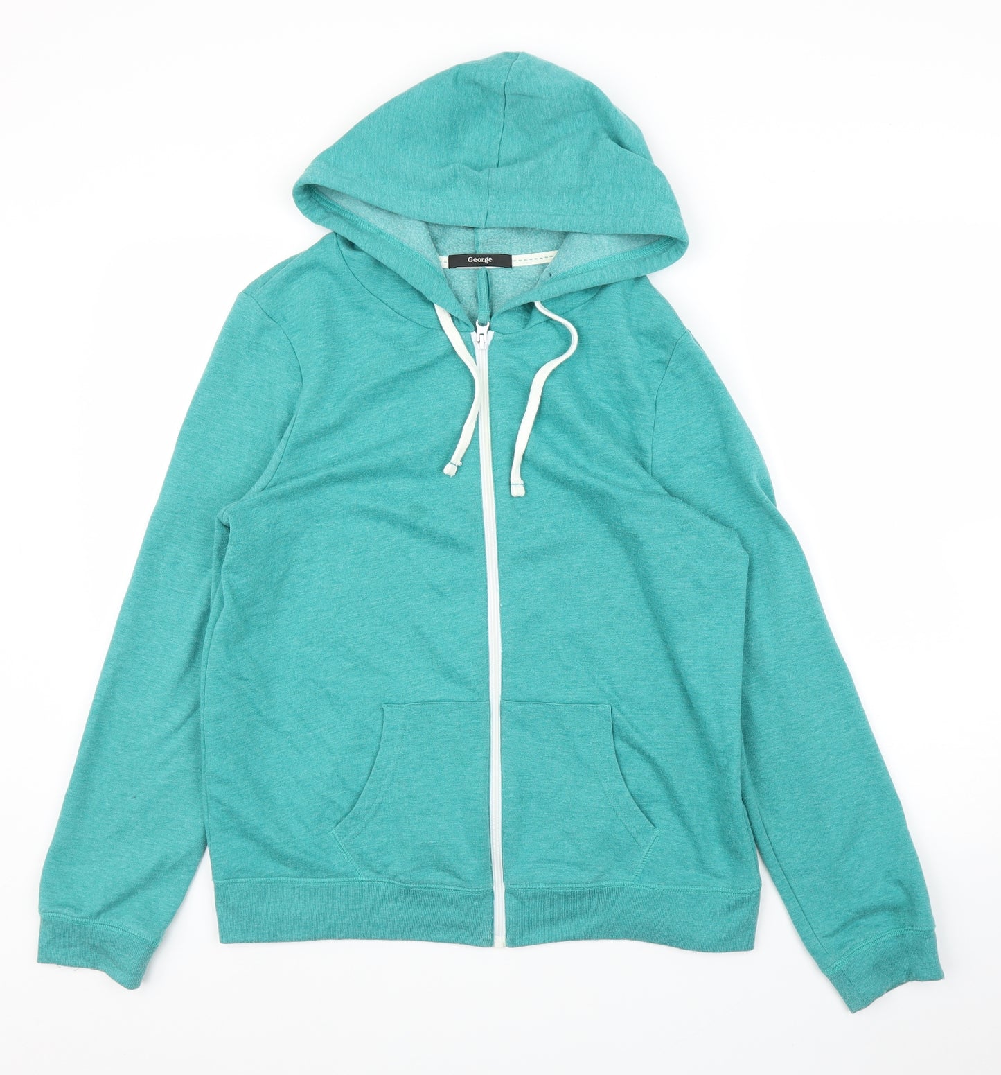 George Womens Green   Full Zip Hoodie Size 16