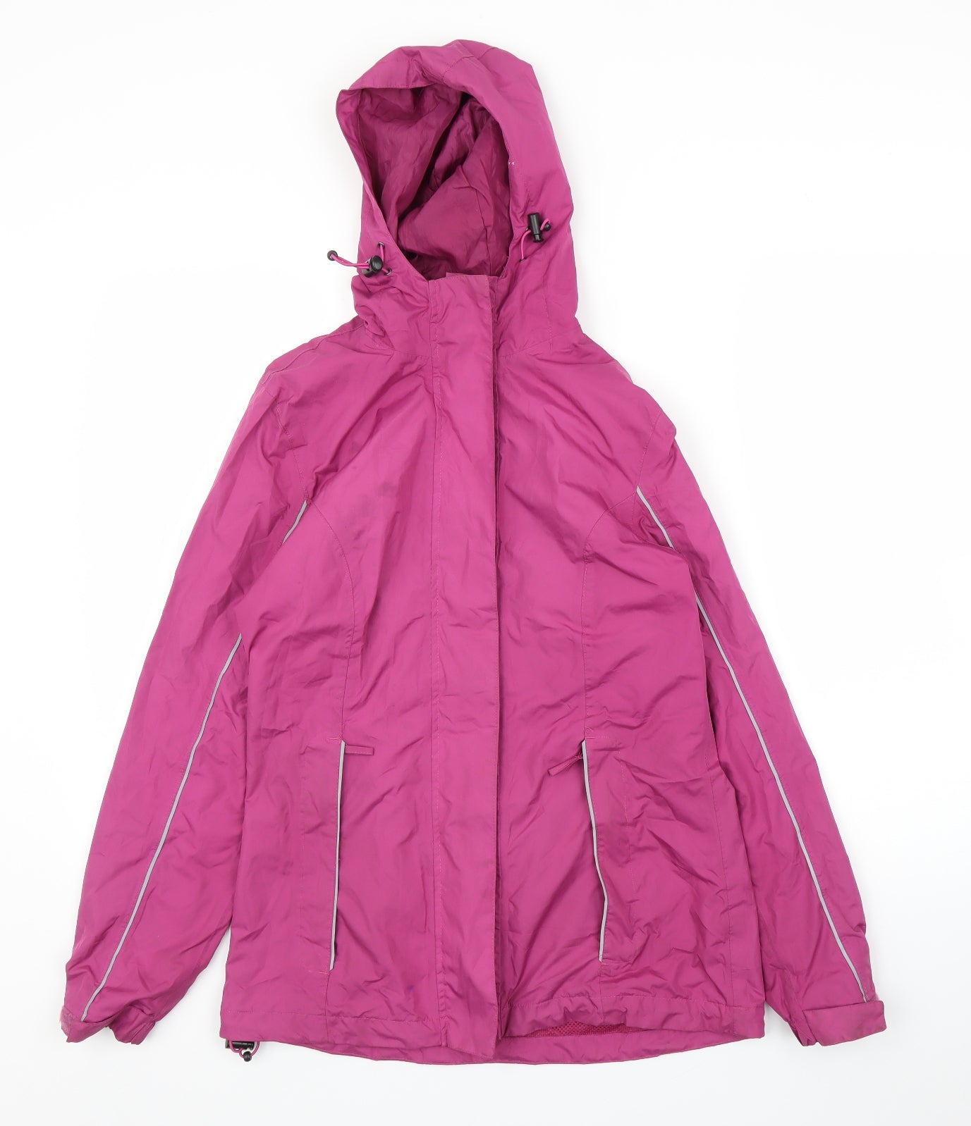 Crane Womens Purple   Anorak Coat Size 8