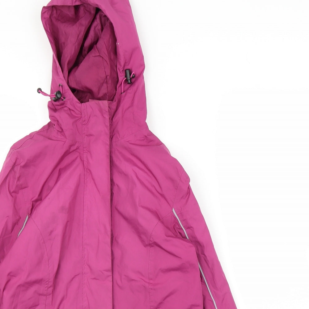 Crane Womens Purple   Anorak Coat Size 8