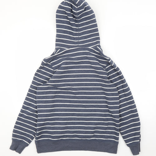 TOG 24 Womens Blue Striped  Pullover Hoodie Size 14
