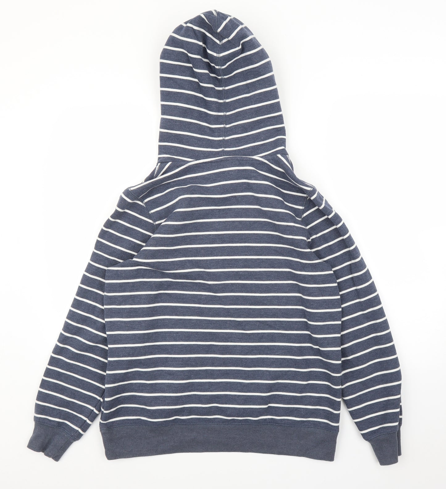 TOG 24 Womens Blue Striped  Pullover Hoodie Size 14