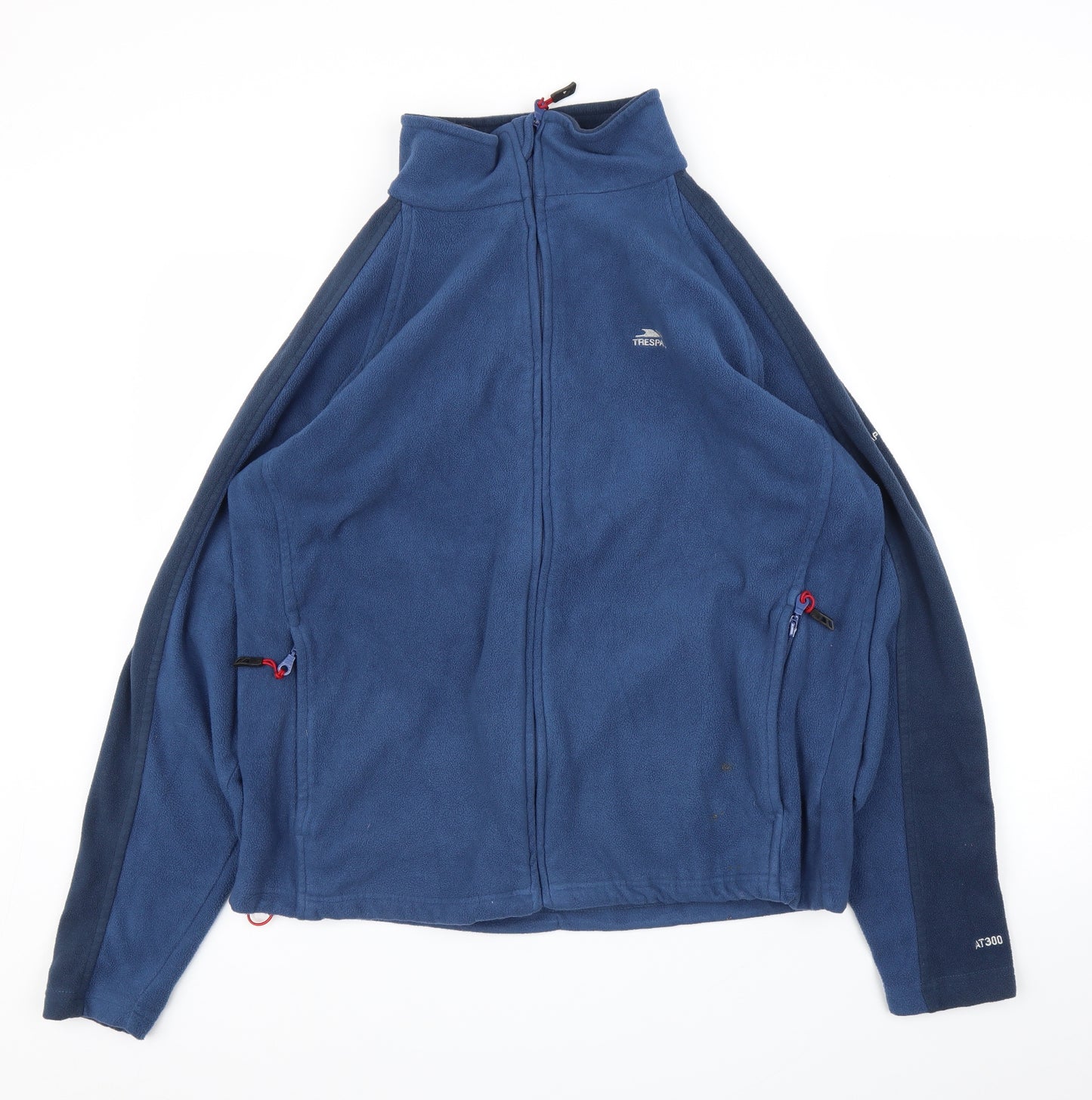 Trespass Mens Blue  Fleece Full Zip Jumper Size XL