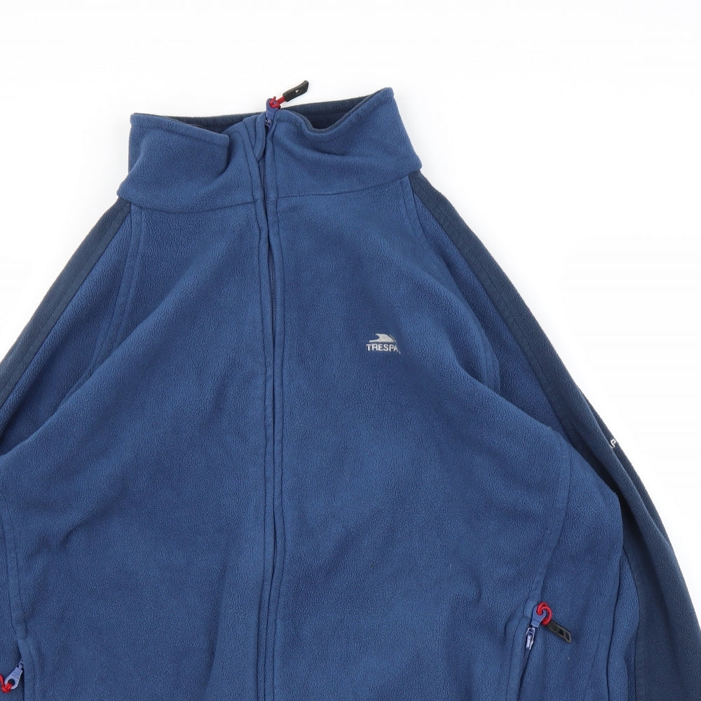 Trespass Mens Blue  Fleece Full Zip Jumper Size XL