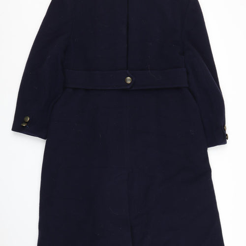 House of Fraser Womens Blue   Pea Coat Coat Size 14