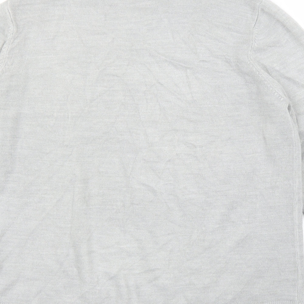 M&S Womens Grey   Pullover Jumper Size 16