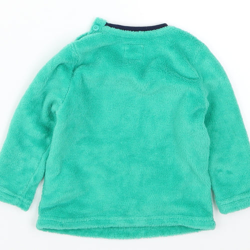 Primark Boys Green Solid  Cami Pyjama Top Size 12-18 Months  - Dinosaur