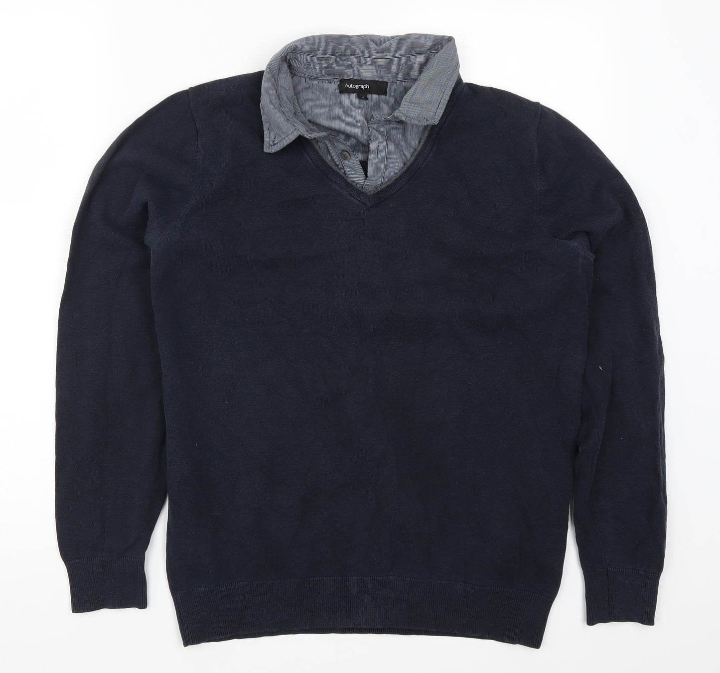 Autograph Mens Blue   Pullover Jumper Size S