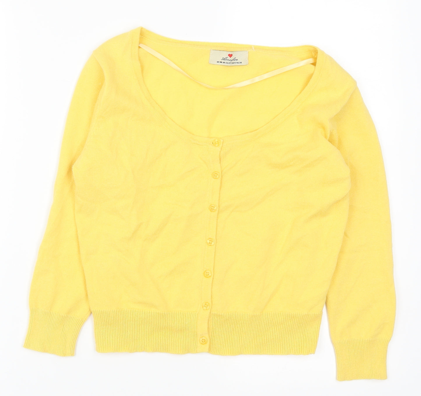 Atmosphere Womens Yellow   Cardigan Jumper Size 10