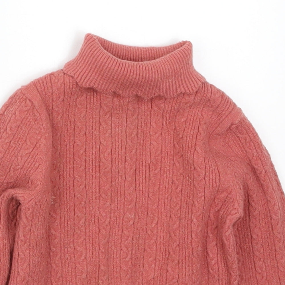 George Girls Pink   Pullover Jumper Size 12-18 Months