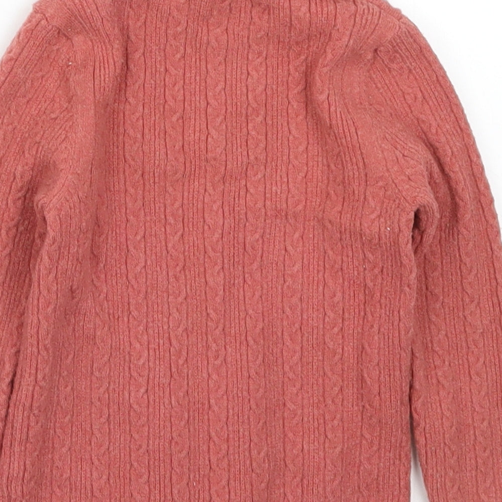 George Girls Pink   Pullover Jumper Size 12-18 Months