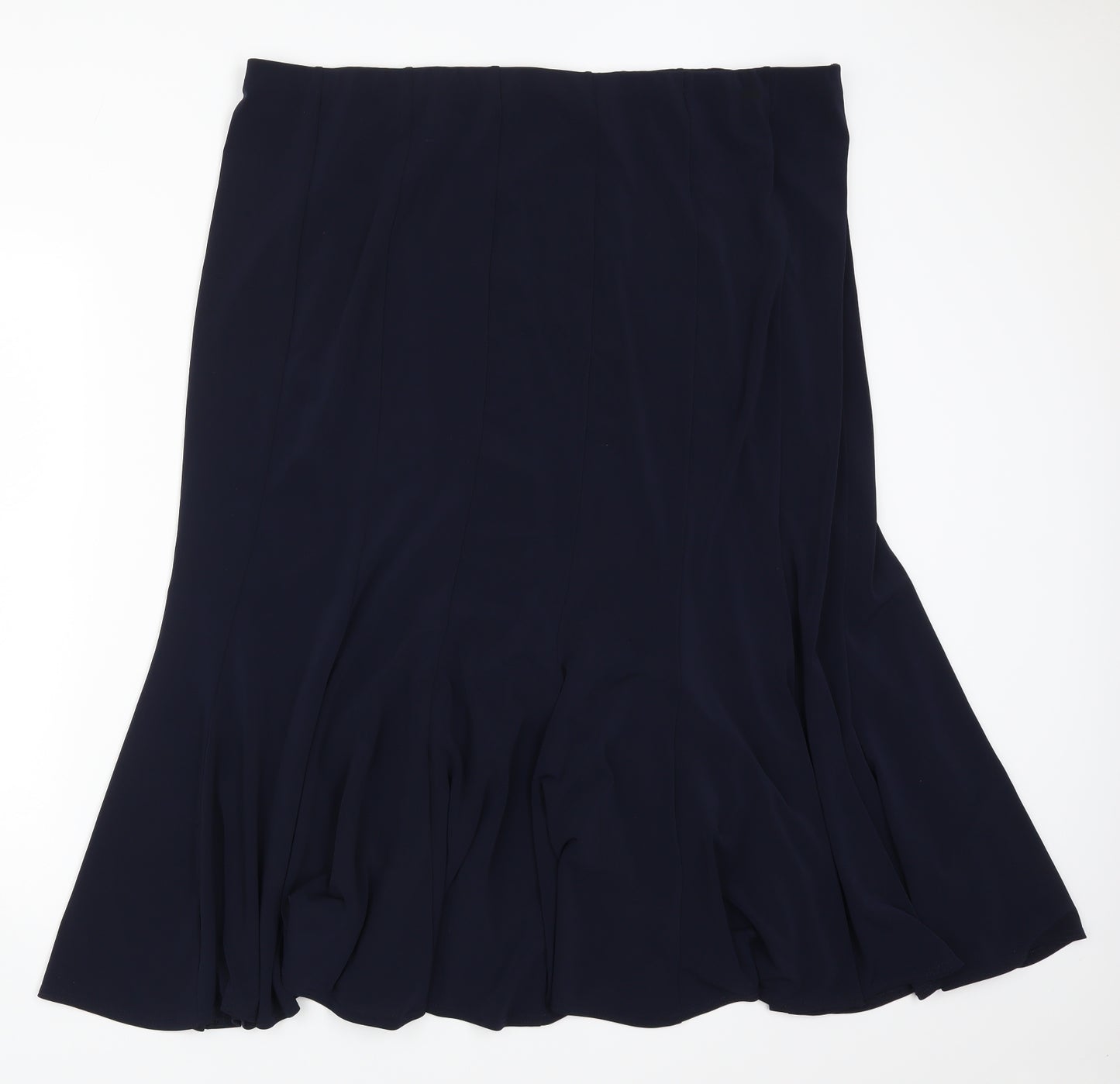 Anna Scholz Womens Blue   Flare Skirt Size 28