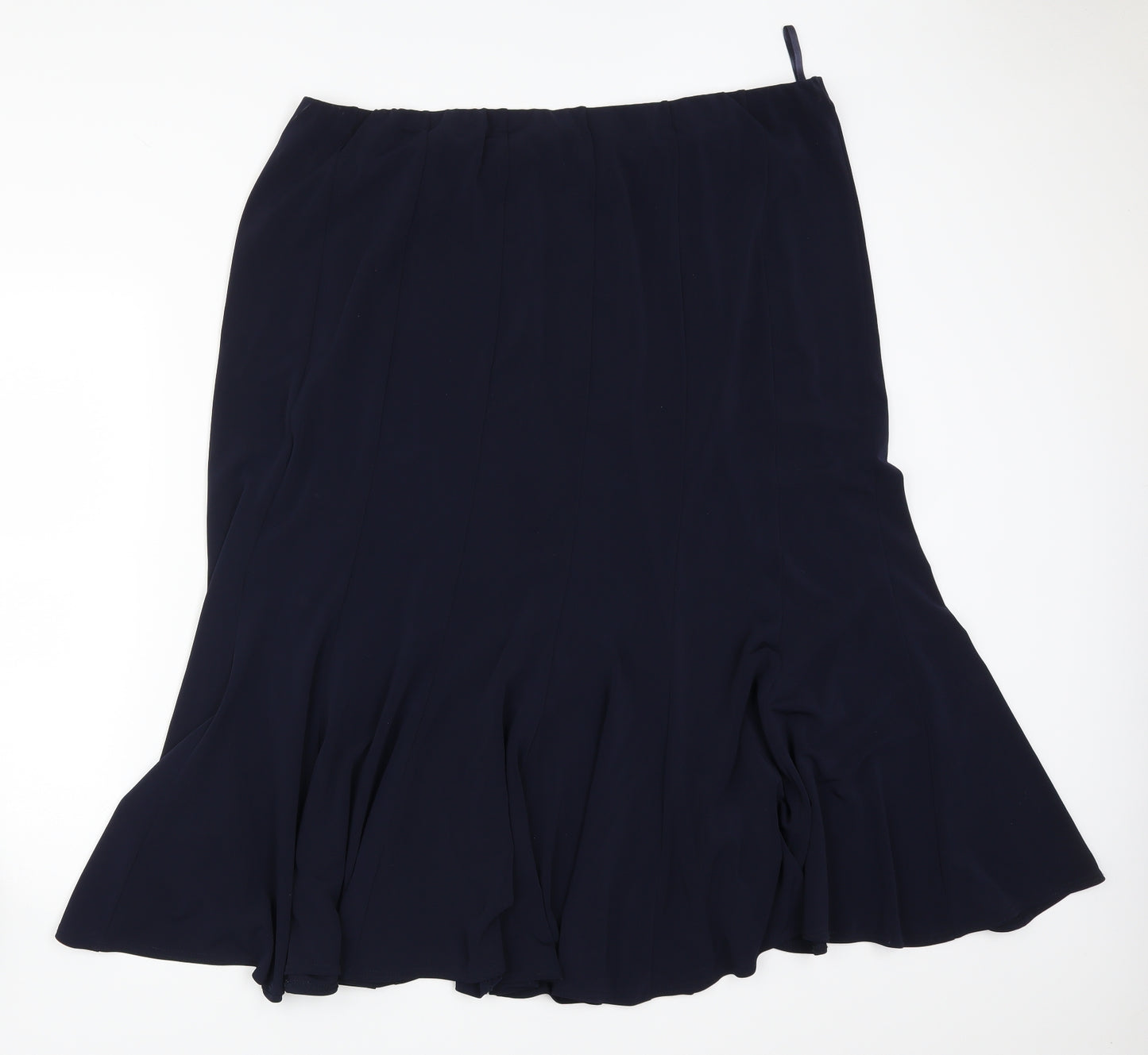 Anna Scholz Womens Blue   Flare Skirt Size 28