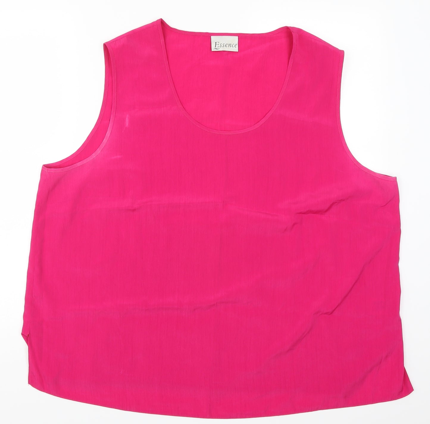 essence Womens Pink   Basic Tank Size 26