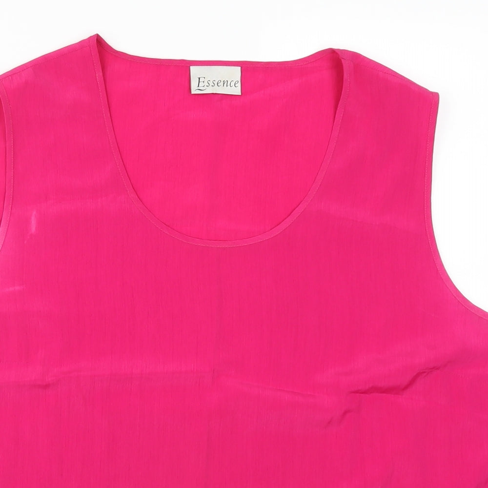 essence Womens Pink   Basic Tank Size 26