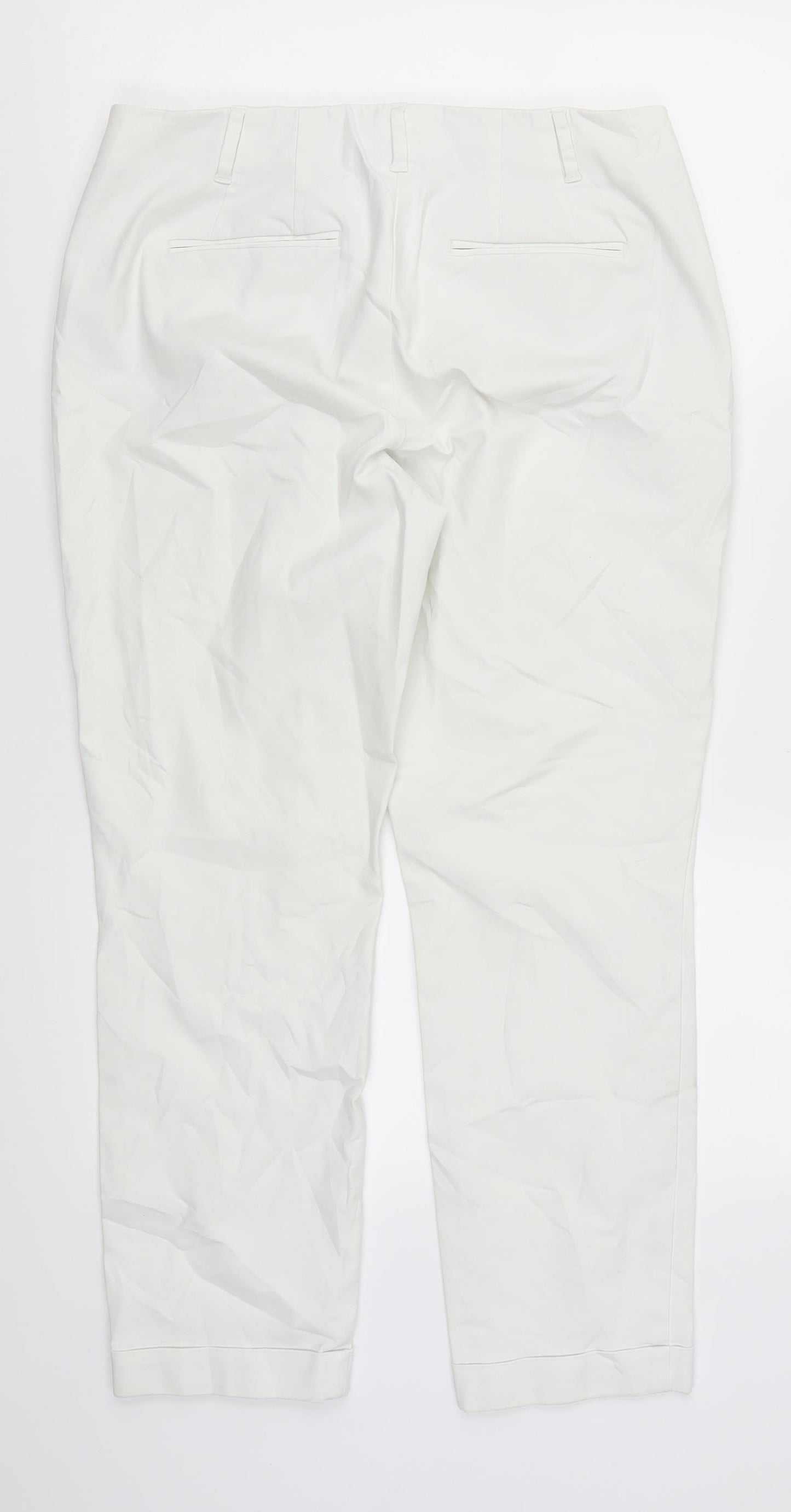 Boden Womens White   Trousers  Size 12 L25 in