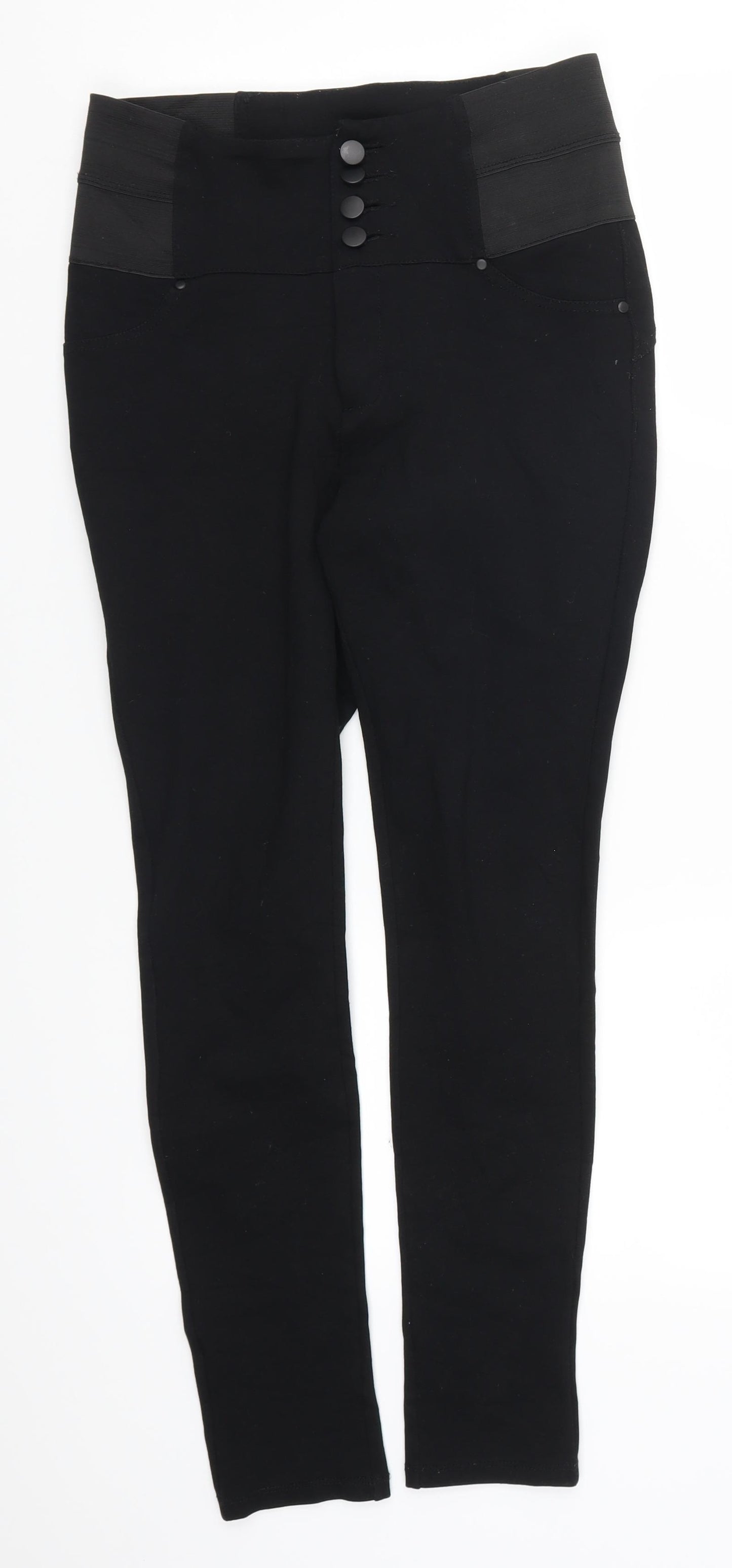 Ci Cono Mens Black  Rayon Trousers  Size M L26 in