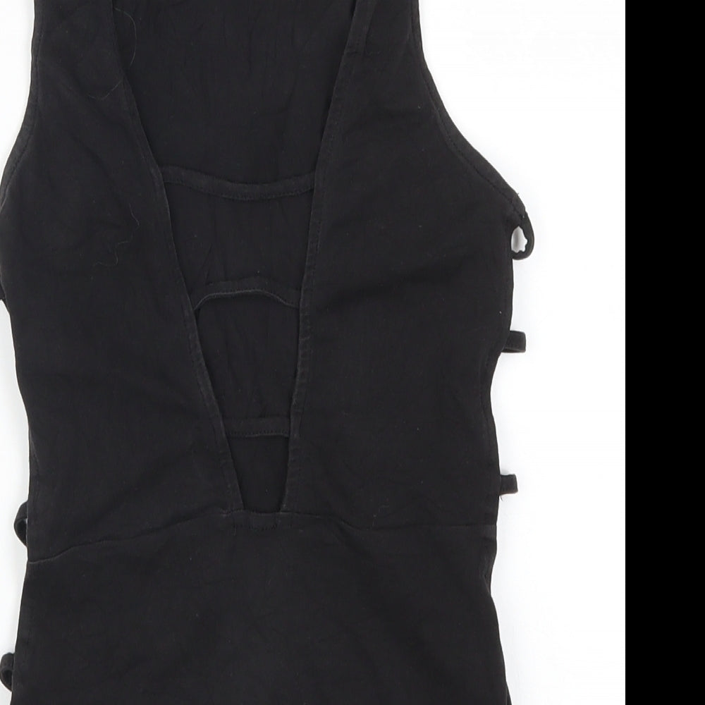 ASOS Womens Black   Bodysuit One-Piece Size 8