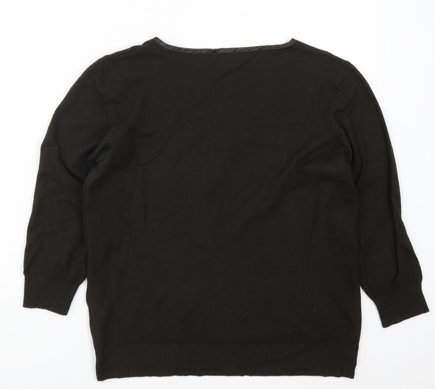 Per Una Womens Brown   Pullover Jumper Size 16