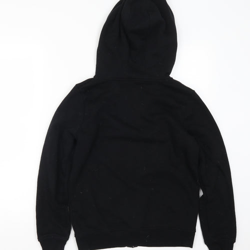 Primark Womens Black   Full Zip Hoodie Size 6