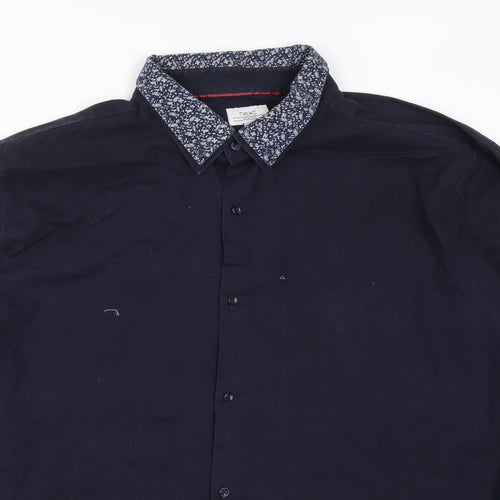 NEXT Mens Blue    Button-Up Size 3XL