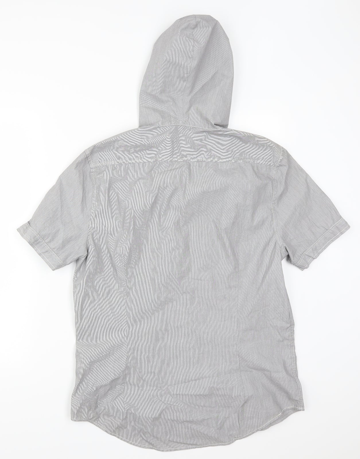 River Island Mens Grey    Button-Up Size L
