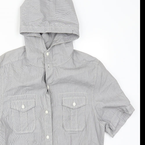 River Island Mens Grey    Button-Up Size L