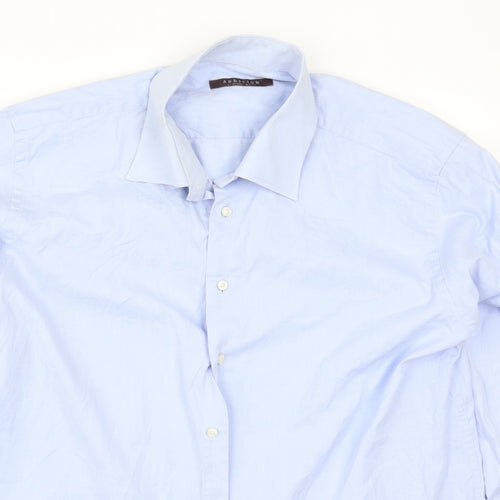 Addition Mens Blue    Dress Shirt Size XL