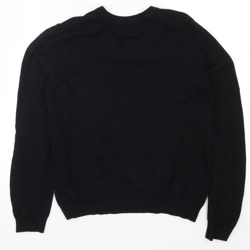 George Boys Black   Pullover Jumper Size 15-16 Years
