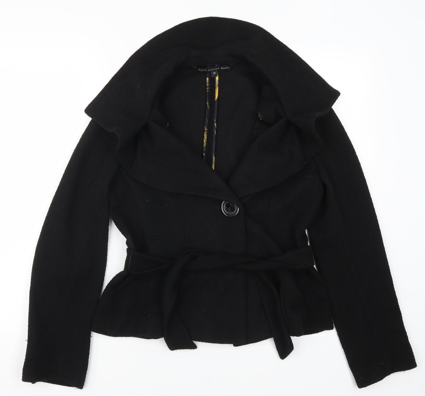Betty Jackson Womens Black   Jacket  Size 10