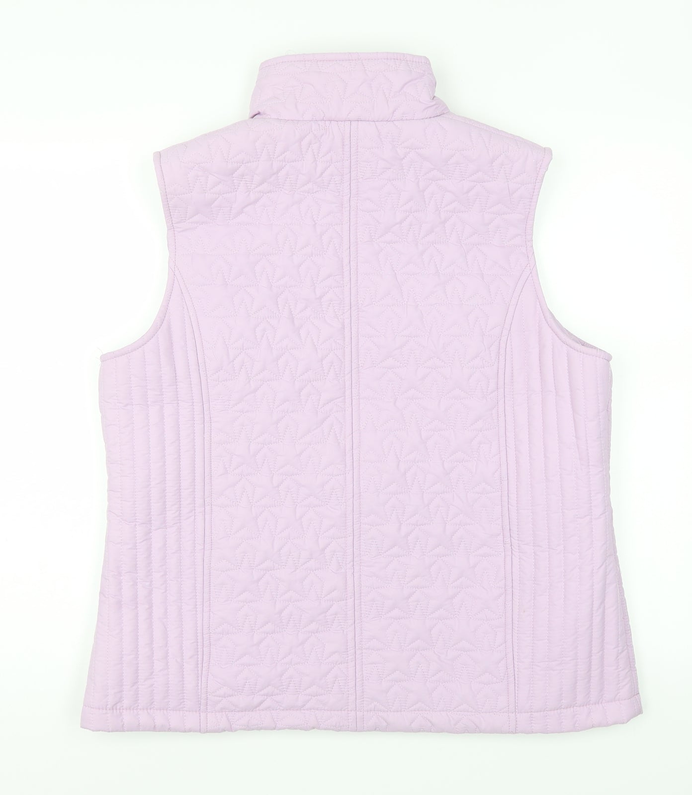 M&Co Womens Purple   Gilet Coat Size 16