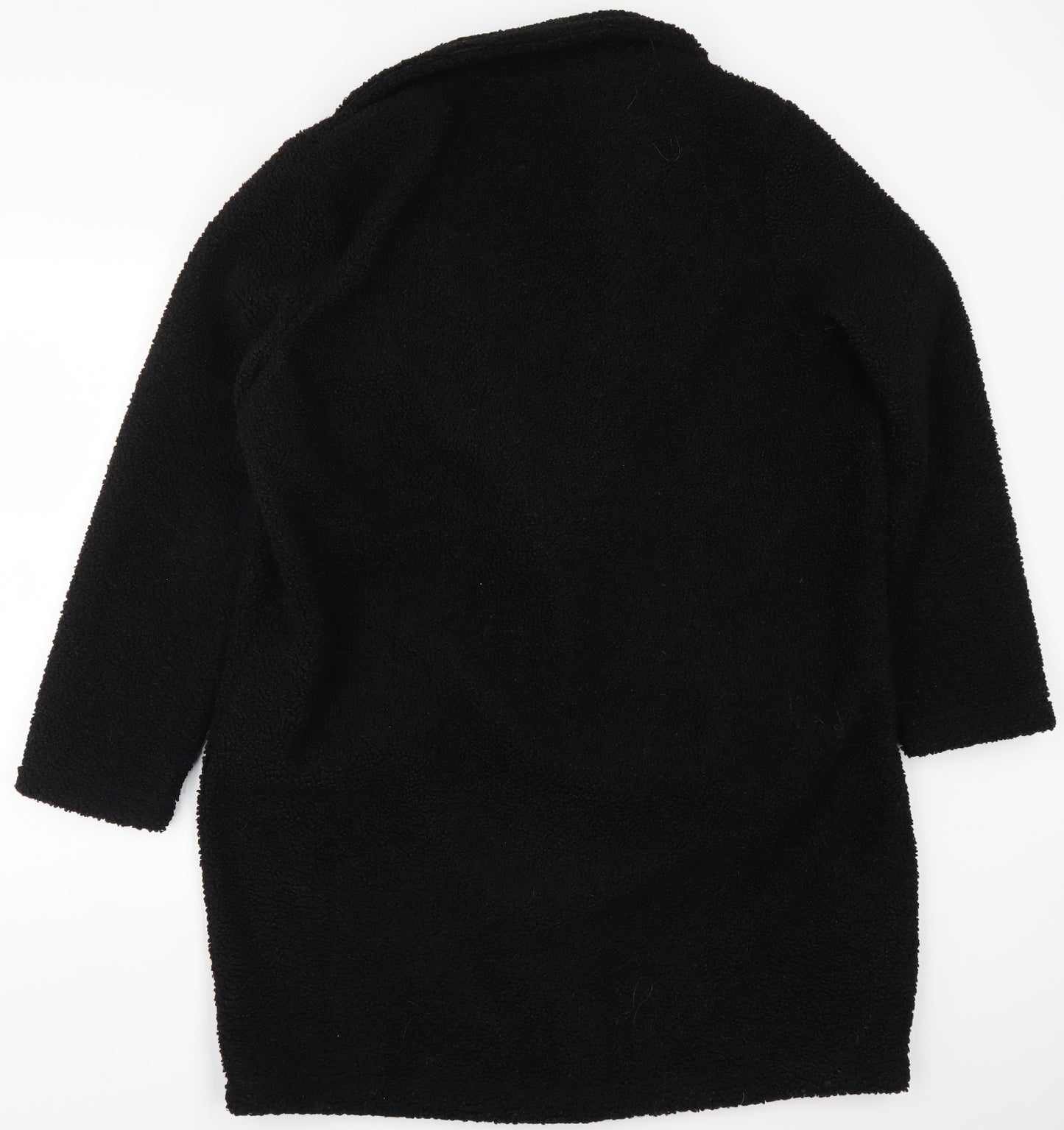 TU Womens Black   Overcoat Coat Size 18