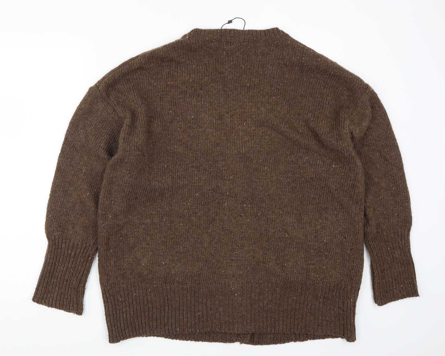 Zara Womens Brown   Cardigan Jumper Size M