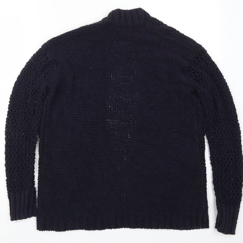 Marks and Spencer Womens Blue  Knit Cardigan Jumper Size S