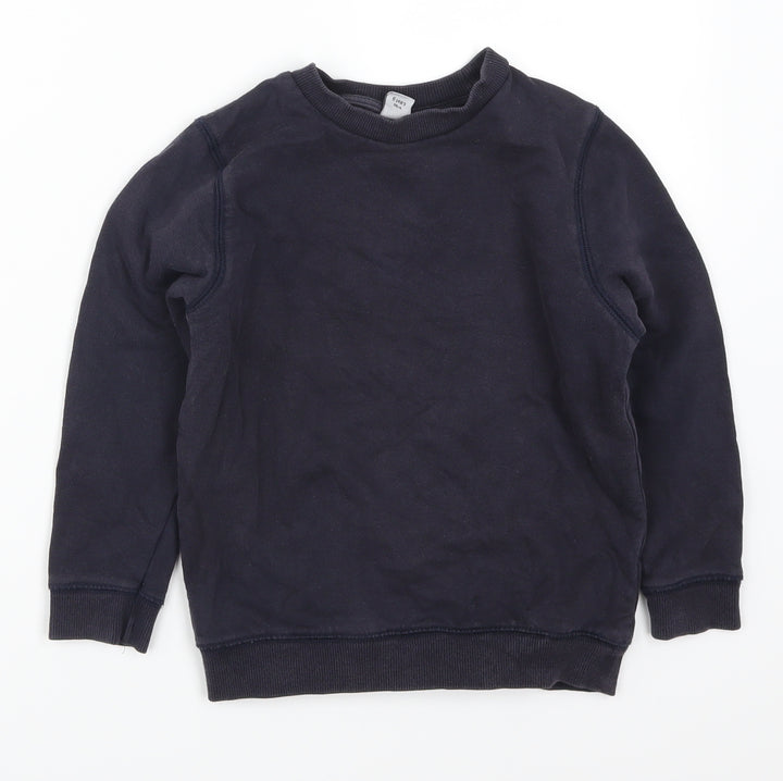 TU Boys Blue Rayon Pullover Sweatshirt Size 6 Years